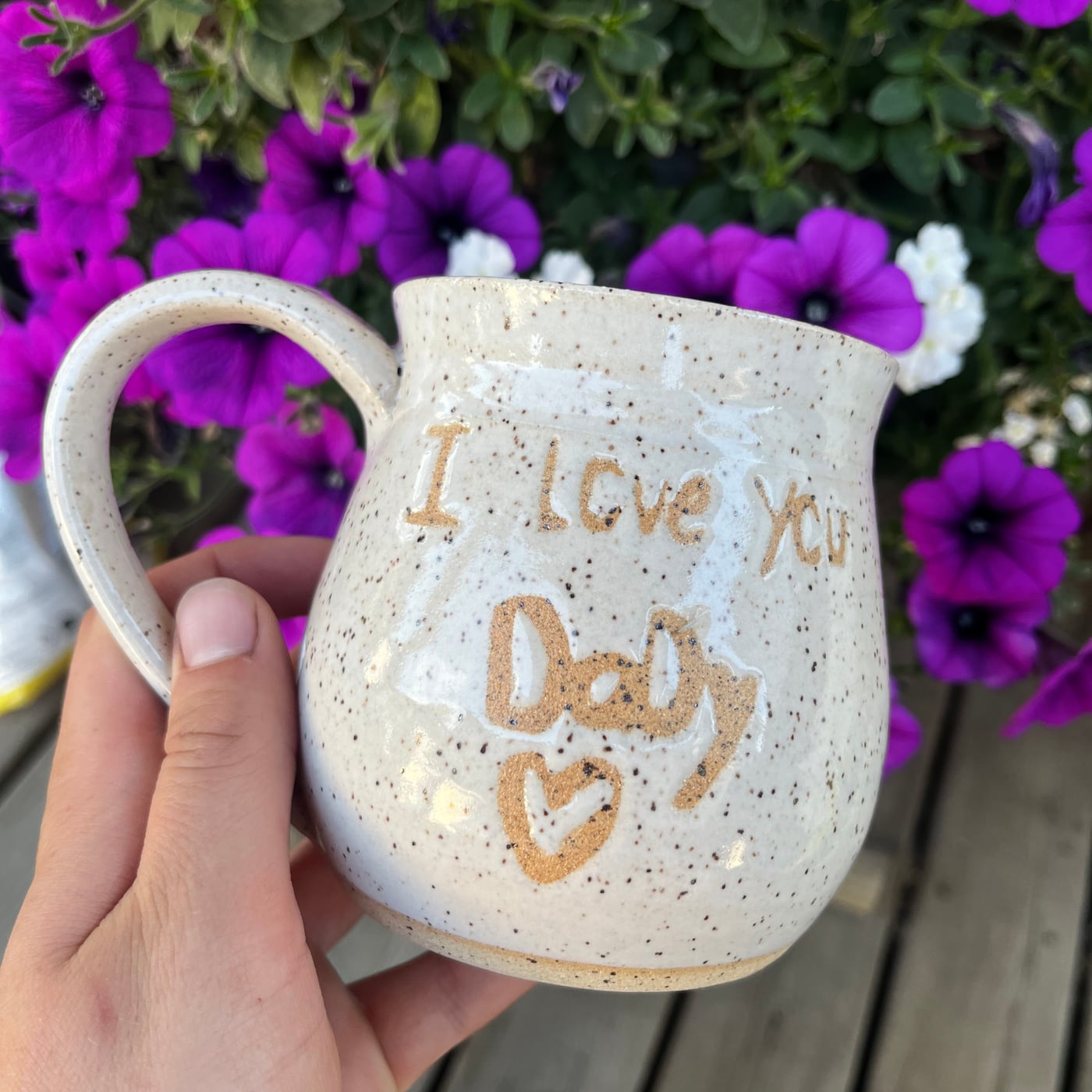 A piece carrying handwriting from the family